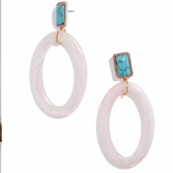 Baublebar Tristine Resin Hoop Earrings NEW - Picture 2 of 3